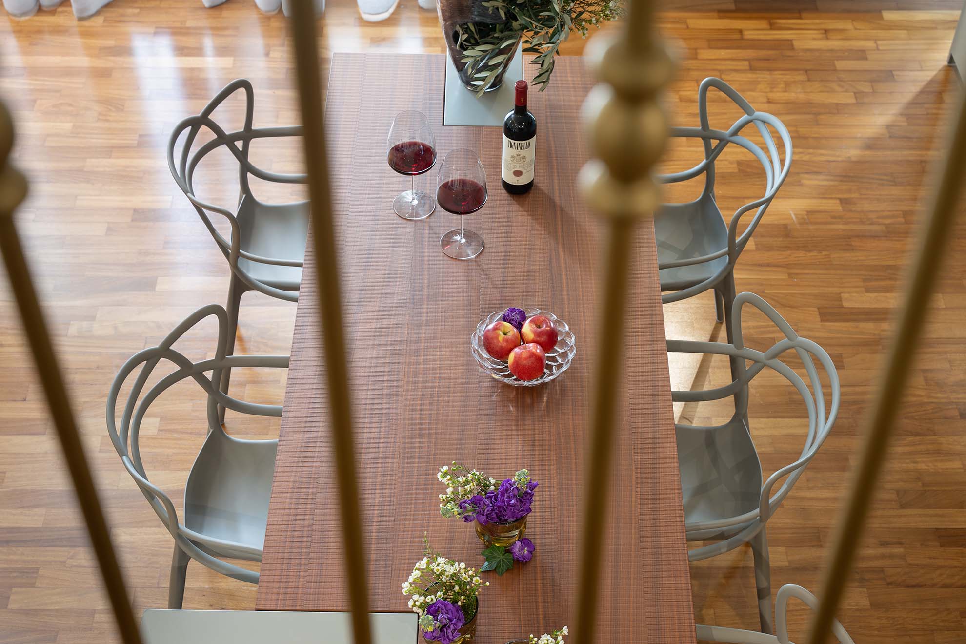 sala da pranzo vino toscano